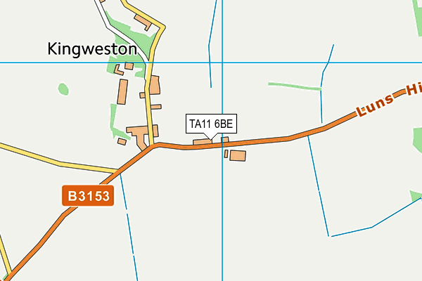 TA11 6BE map - OS VectorMap District (Ordnance Survey)