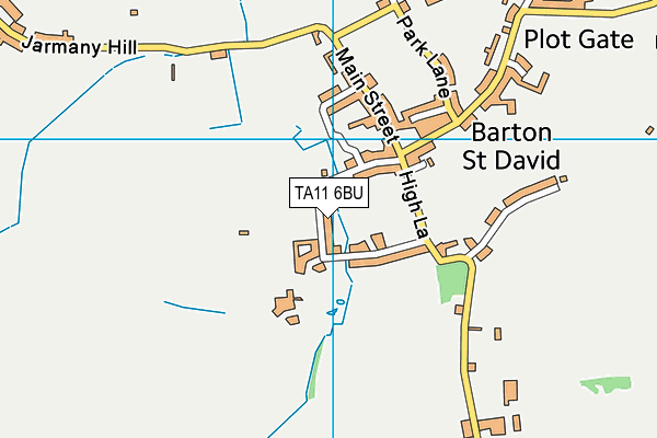 TA11 6BU map - OS VectorMap District (Ordnance Survey)