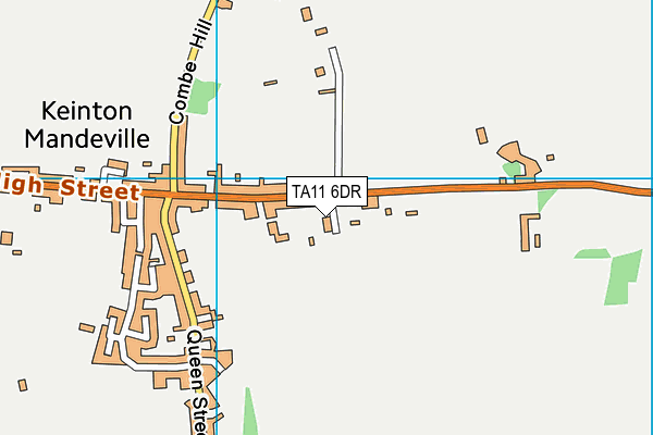 TA11 6DR map - OS VectorMap District (Ordnance Survey)