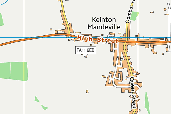 TA11 6EB map - OS VectorMap District (Ordnance Survey)
