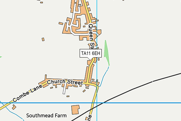 TA11 6EH map - OS VectorMap District (Ordnance Survey)