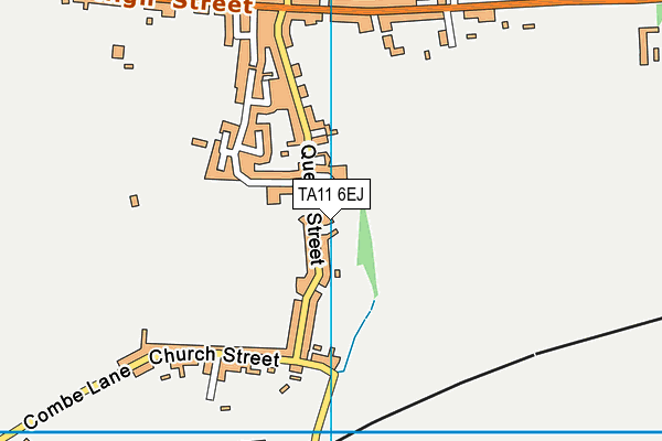TA11 6EJ map - OS VectorMap District (Ordnance Survey)