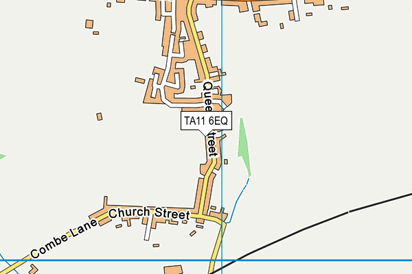 TA11 6EQ map - OS VectorMap District (Ordnance Survey)