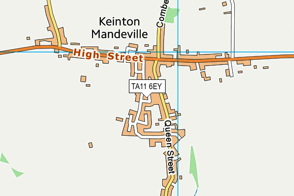 TA11 6EY map - OS VectorMap District (Ordnance Survey)