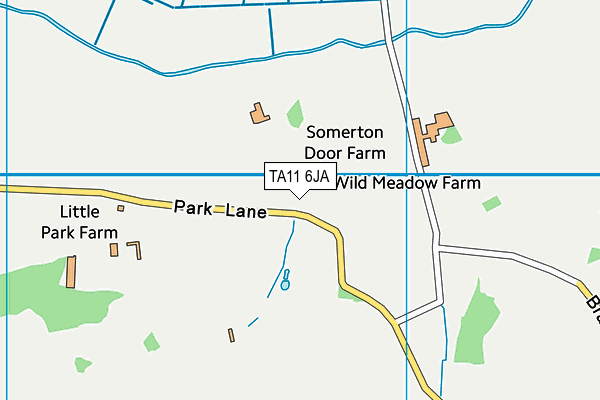 TA11 6JA map - OS VectorMap District (Ordnance Survey)