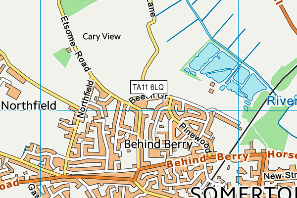 TA11 6LQ map - OS VectorMap District (Ordnance Survey)
