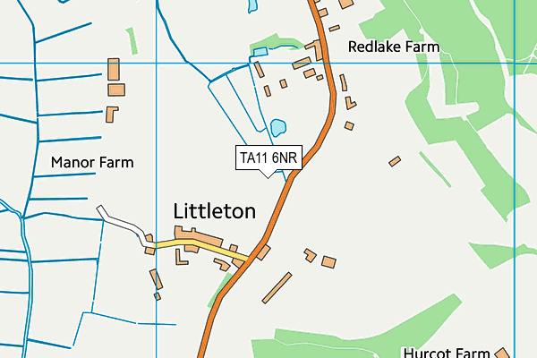 TA11 6NR map - OS VectorMap District (Ordnance Survey)