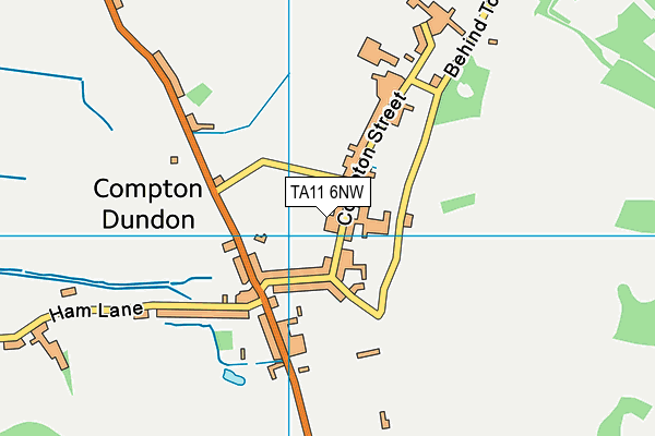 TA11 6NW map - OS VectorMap District (Ordnance Survey)