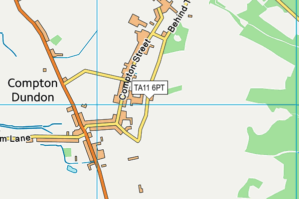 TA11 6PT map - OS VectorMap District (Ordnance Survey)