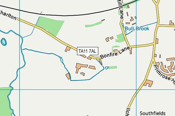 TA11 7AL map - OS VectorMap District (Ordnance Survey)