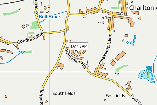 TA11 7AP map - OS VectorMap District (Ordnance Survey)