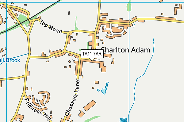 TA11 7AR map - OS VectorMap District (Ordnance Survey)