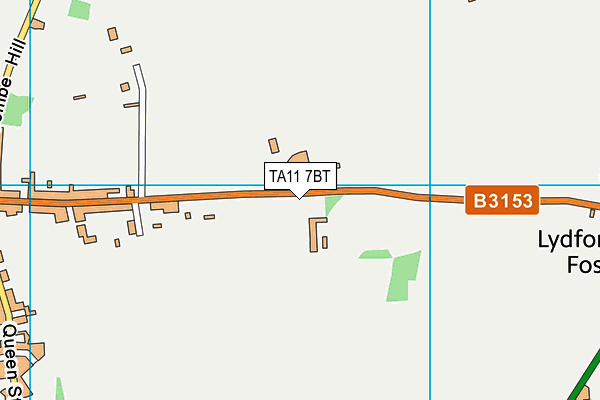 TA11 7BT map - OS VectorMap District (Ordnance Survey)