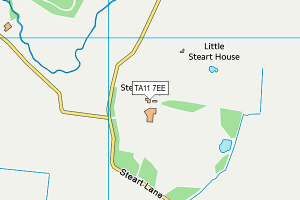 TA11 7EE map - OS VectorMap District (Ordnance Survey)