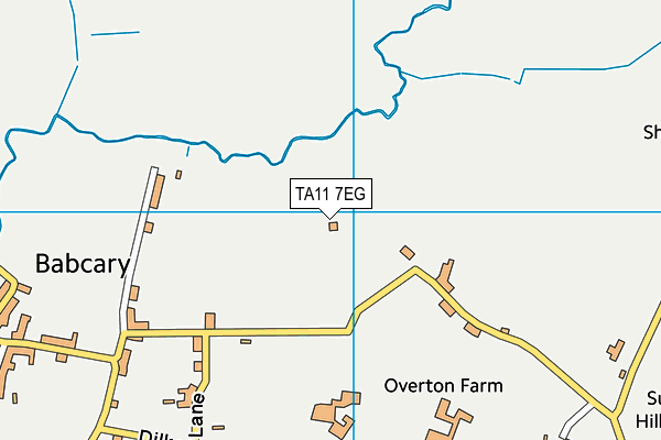 TA11 7EG map - OS VectorMap District (Ordnance Survey)