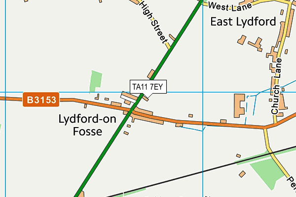 TA11 7EY map - OS VectorMap District (Ordnance Survey)