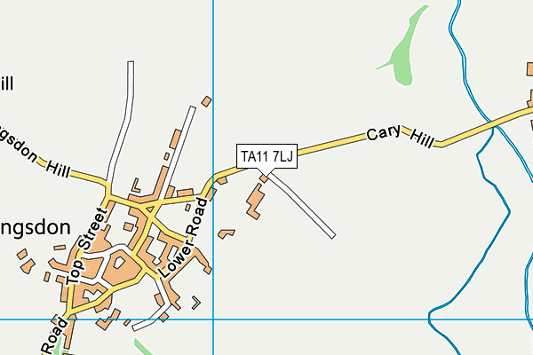 TA11 7LJ map - OS VectorMap District (Ordnance Survey)