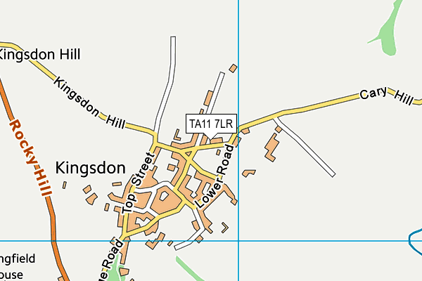 TA11 7LR map - OS VectorMap District (Ordnance Survey)