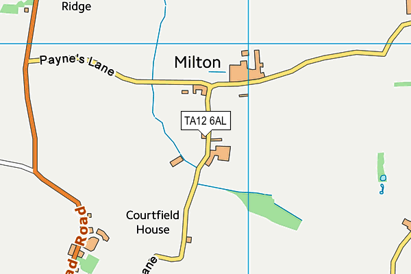 TA12 6AL map - OS VectorMap District (Ordnance Survey)