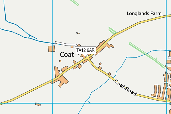 TA12 6AR map - OS VectorMap District (Ordnance Survey)