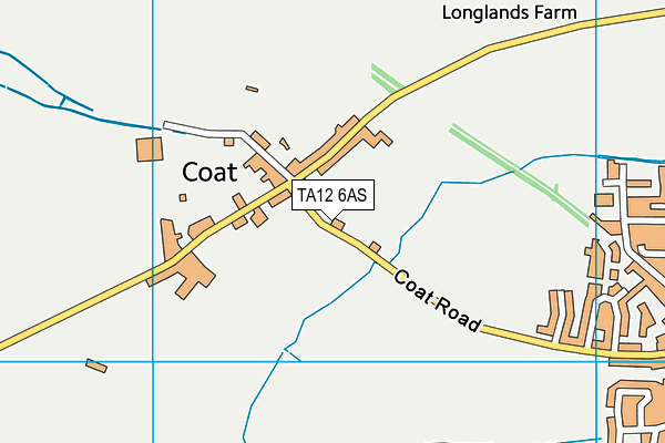 TA12 6AS map - OS VectorMap District (Ordnance Survey)