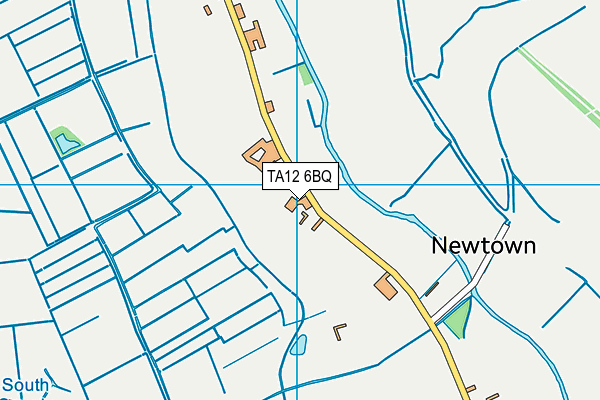 TA12 6BQ map - OS VectorMap District (Ordnance Survey)