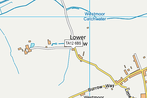 TA12 6BS map - OS VectorMap District (Ordnance Survey)