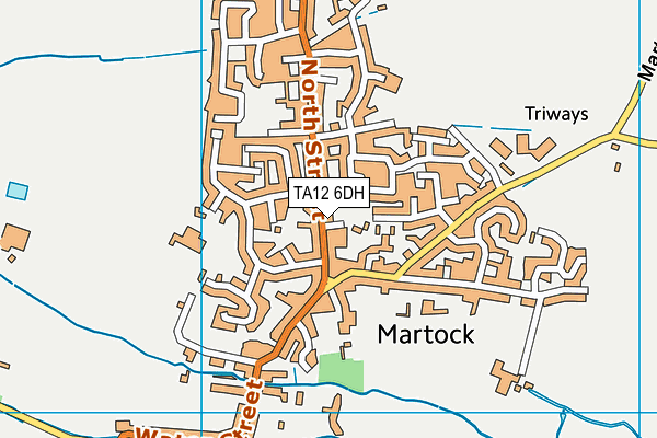 Map of MARTOCK GALLERY LTD at district scale