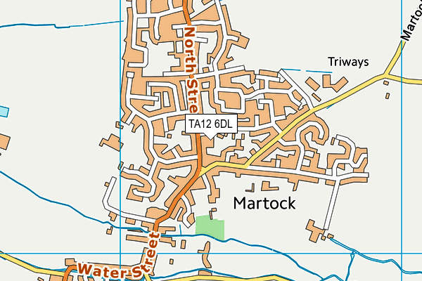 TA12 6DL map - OS VectorMap District (Ordnance Survey)