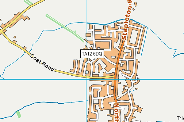 TA12 6DQ map - OS VectorMap District (Ordnance Survey)