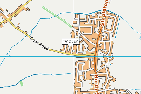 TA12 6EY map - OS VectorMap District (Ordnance Survey)