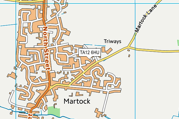 TA12 6HU map - OS VectorMap District (Ordnance Survey)