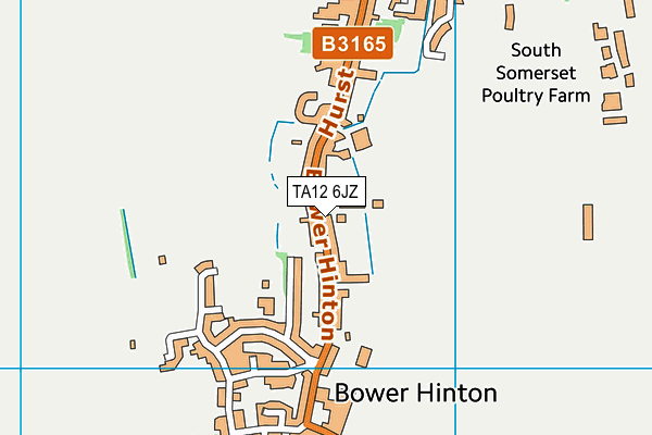 TA12 6JZ map - OS VectorMap District (Ordnance Survey)