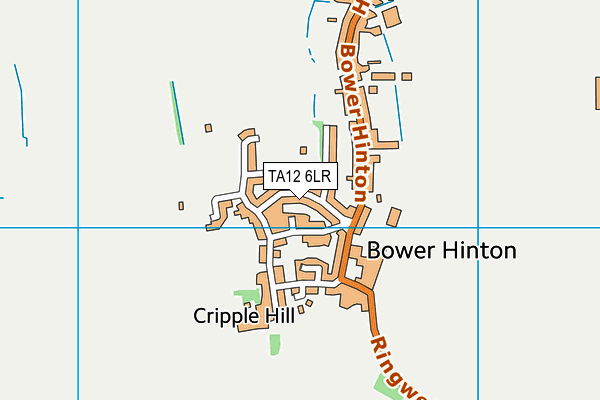 TA12 6LR map - OS VectorMap District (Ordnance Survey)