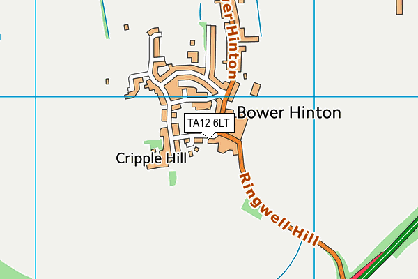 TA12 6LT map - OS VectorMap District (Ordnance Survey)