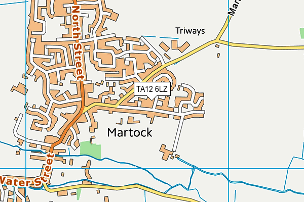 TA12 6LZ map - OS VectorMap District (Ordnance Survey)