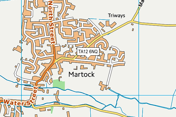 TA12 6NQ map - OS VectorMap District (Ordnance Survey)