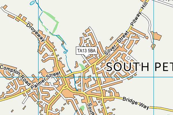 TA13 5BA map - OS VectorMap District (Ordnance Survey)