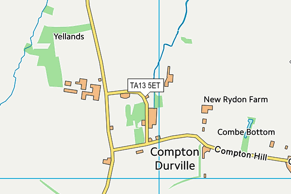 TA13 5ET map - OS VectorMap District (Ordnance Survey)