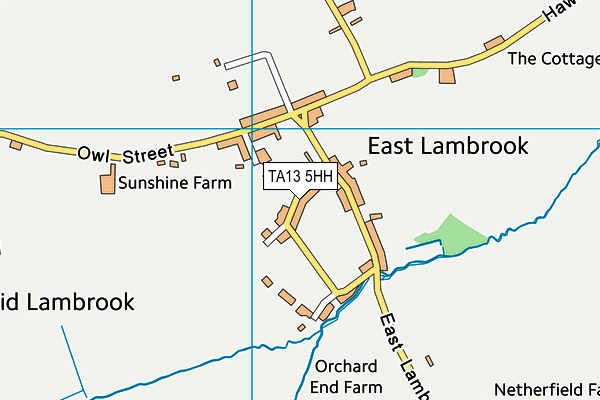 TA13 5HH map - OS VectorMap District (Ordnance Survey)