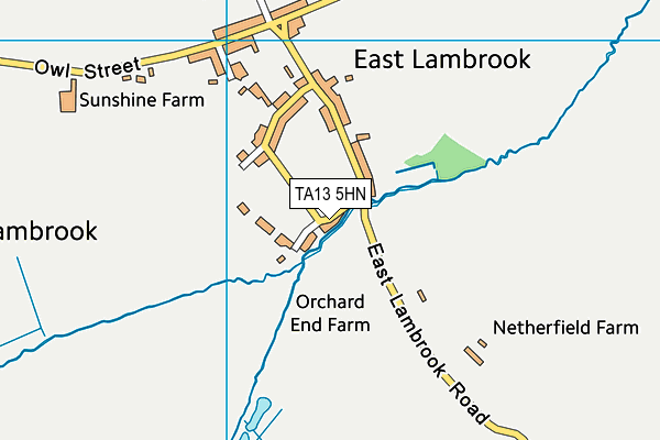 TA13 5HN map - OS VectorMap District (Ordnance Survey)