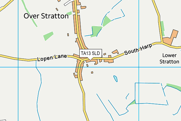 TA13 5LD map - OS VectorMap District (Ordnance Survey)