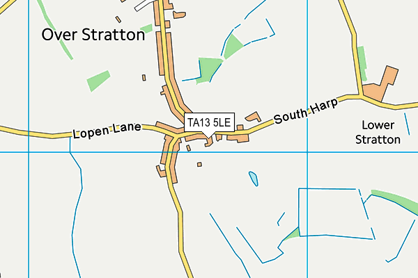 TA13 5LE map - OS VectorMap District (Ordnance Survey)