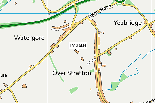 TA13 5LH map - OS VectorMap District (Ordnance Survey)