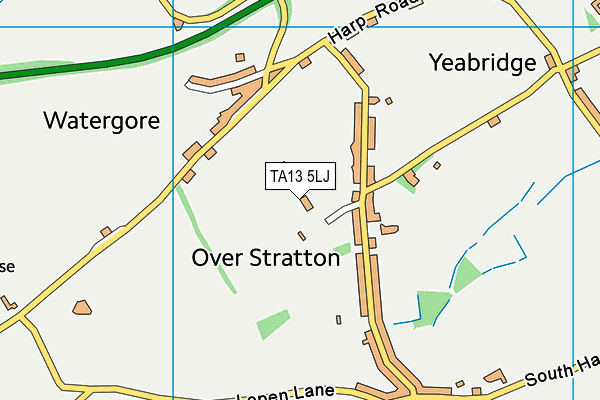 TA13 5LJ map - OS VectorMap District (Ordnance Survey)