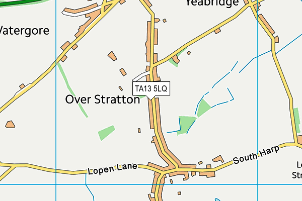 TA13 5LQ map - OS VectorMap District (Ordnance Survey)