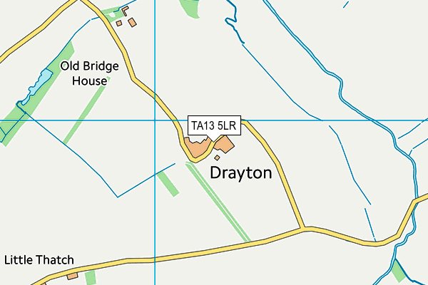 TA13 5LR map - OS VectorMap District (Ordnance Survey)