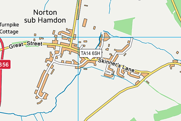 TA14 6SH map - OS VectorMap District (Ordnance Survey)