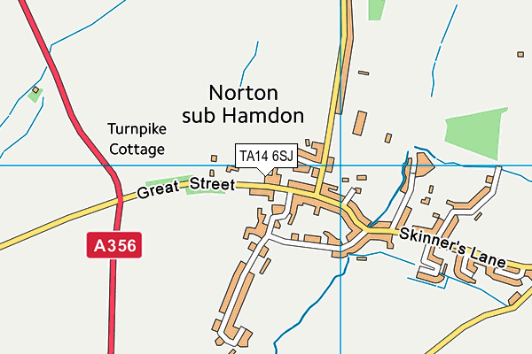 TA14 6SJ map - OS VectorMap District (Ordnance Survey)