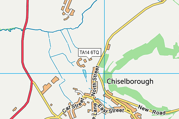 TA14 6TQ map - OS VectorMap District (Ordnance Survey)